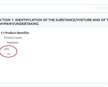 Are UFI codes in the SDS obligatory? Is change in UFI for environmental hazards expected?