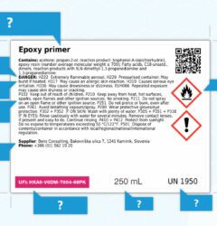 Which are the minimum must have label elements that I don't get in trouble?