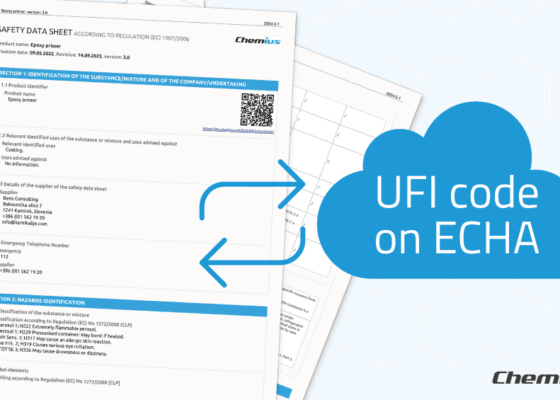 Can you get the Safety Data Sheet of a product by entering the UFI code on ECHA's webpage?
